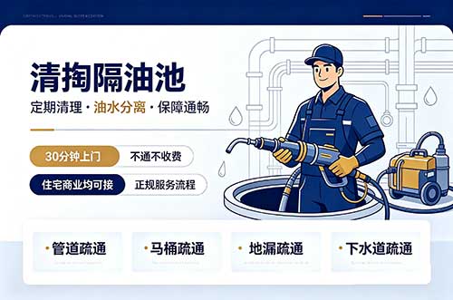 哈尔滨清掏隔油池